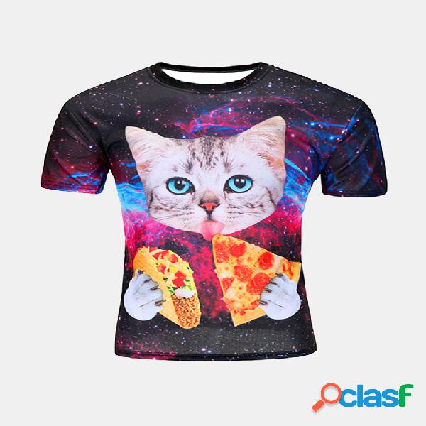 Espacio personalizado Gato Impresión de secado rápido