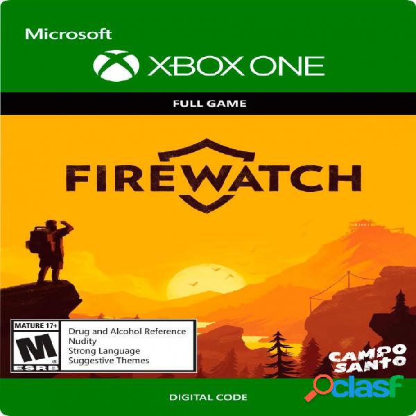 Firewatch, Xbox One - Producto Digital Descargable