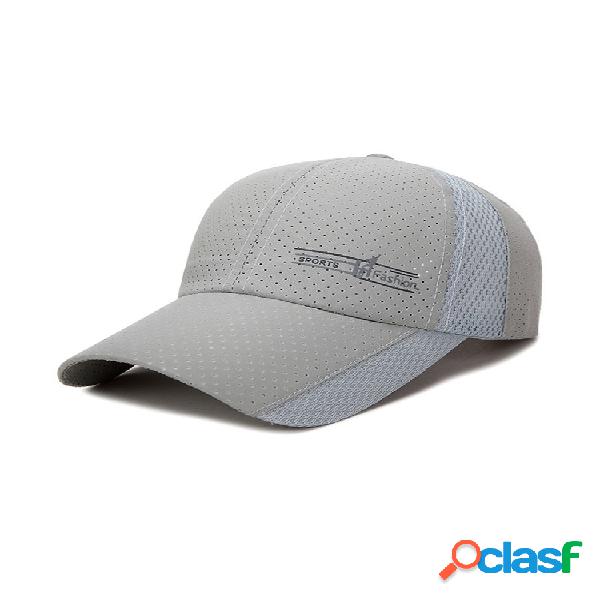 Gorra de béisbol transpirable de secado rápido ultrafina