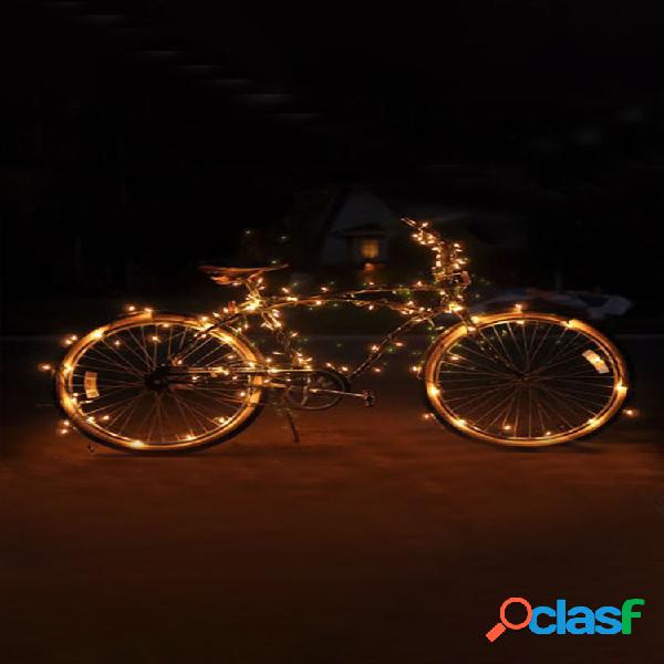 Guirnalda de luces con 50 LEDs de 5M con energía de