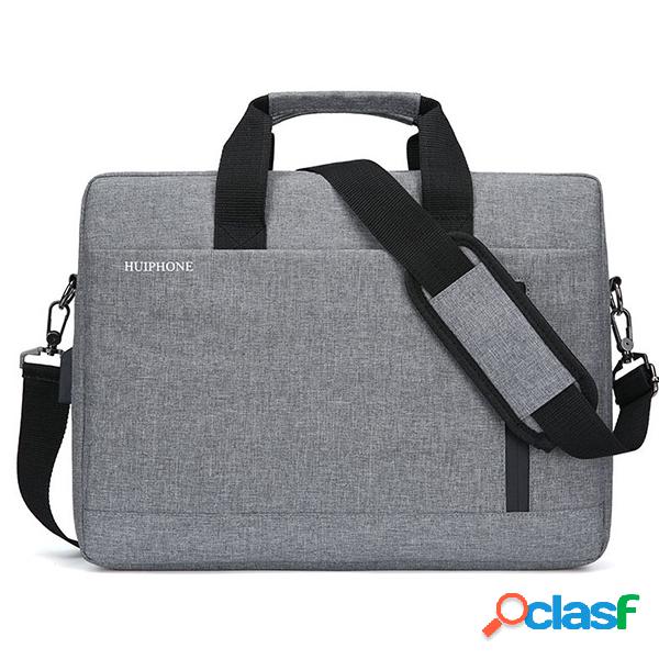 Hombre Oxford Impermeable Laptop Bolsa Ordenador Bolsa