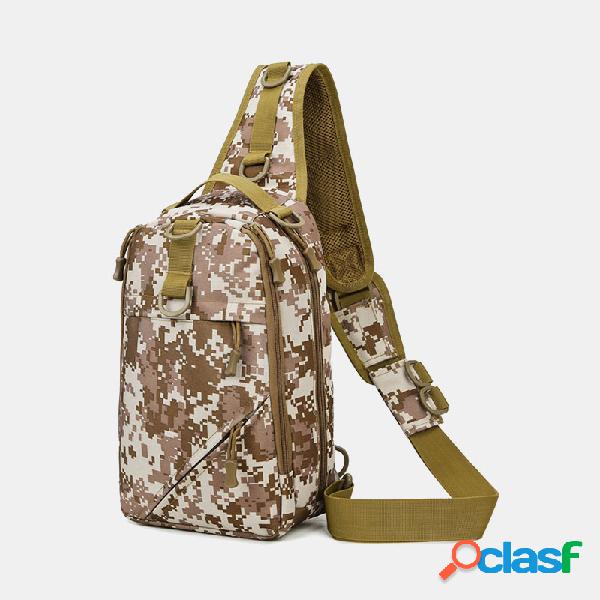 Hombres Oxford Camuflaje Multi-carry Tactical pesca Viaje al