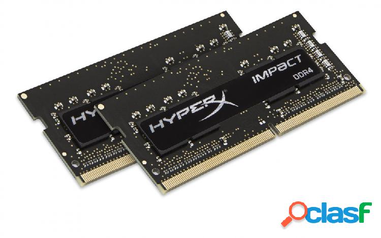 Kit Memoria RAM HyperX Impact DDR4, 2400MHz, 16GB (2 x 8GB),