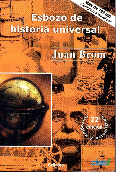Libro Esbozo de Historia Universal de Juan Brom, 2007