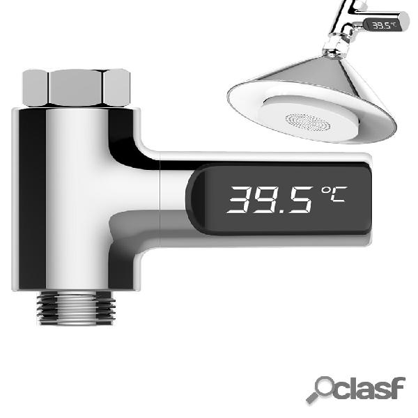 Loskii LW-101 LED Pantalla Ducha de agua Termómetro Medidor