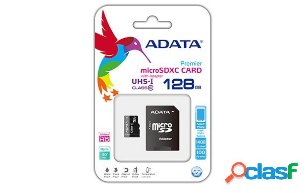 Memoria Flash Adata Premier, 128GB microSDXC UHS-I Clase 10,