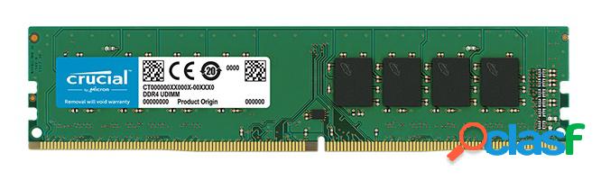 Memoria RAM Crucial DDR4, 2400MHz, 8GB, Non-ECC, CL17