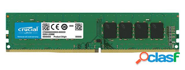 Memoria RAM Crucial DDR4, 2666MHz, 16GB, Non-ECC, CL19