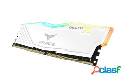 Memoria RAM Team Group Delta RGB White DDR4, 3000MHz, 8GB,