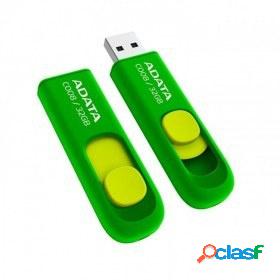Memoria USB Adata C008, 32GB, USB 2.0, Verde