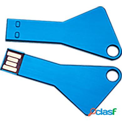 Memoria USB BRobotix 207747, 16GB, USB 2.0, Azul