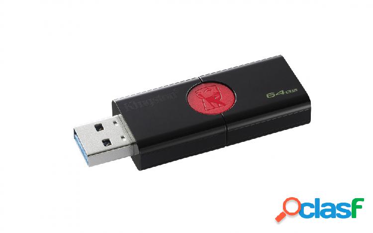 Memoria USB Kingston DataTraveler 106, 64GB, USB 3.1,