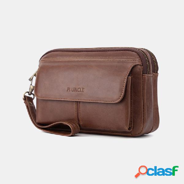 Men Casual Clutch Bag Genuine Leather Bag