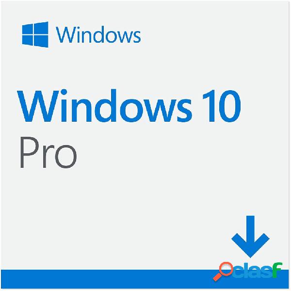 Microsoft Windows 10 Pro, 32/64-bit, 1 PC, Plurilingüe -