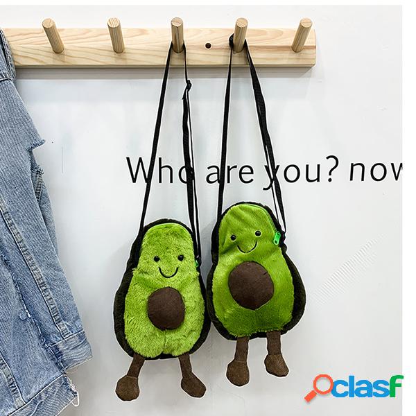 Mujer Crossbody de forma de fruta de dibujos animados Bolsa