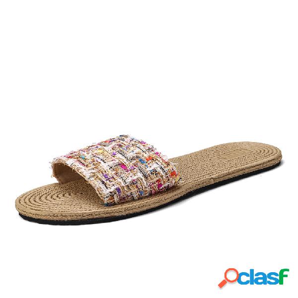 Mujer Soft Bottom Flats House zapatillas
