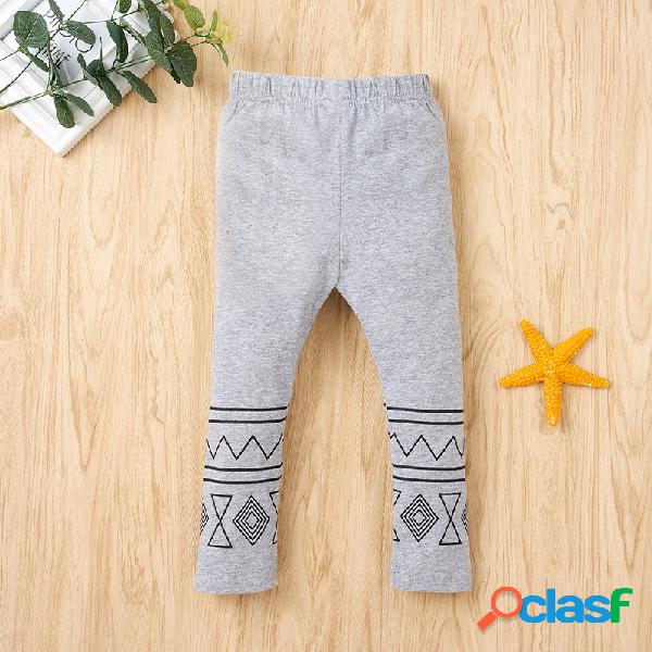 Niños impresos Soft Casual Pantalones para 1-7Y