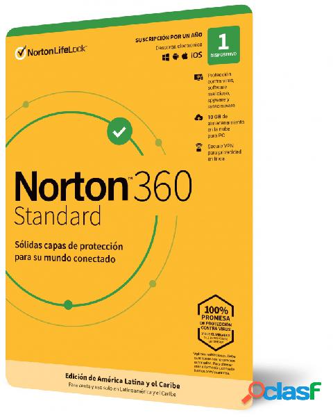 Norton 360 Standard/Internet Security, 1 Usuario, 1 Año,
