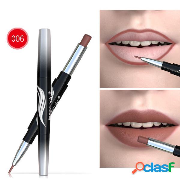 Nuevo mate doble cabeza labial multifunción hidratante
