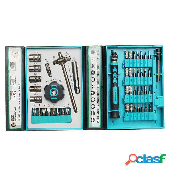 PENGGONG 8151B 47Pcs Destornillador herramientas Kit