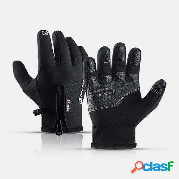 Pantalla de vellón unisex táctil Impermeable Invierno al