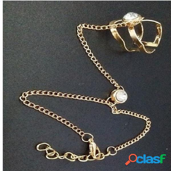 Pulseras de cadena de moda pulsera de diamantes de