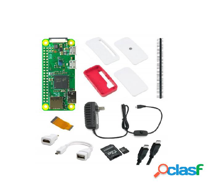 Raspberry Kit Placa de Desarrollo Pi Zero W, WiFi, 512MB