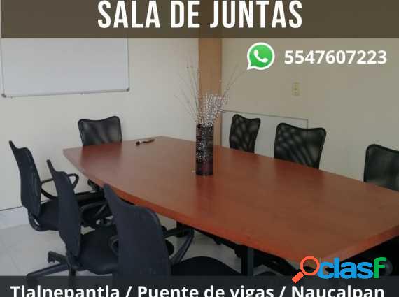 Renta de sala de reuniones en Tlalnepantla/Naucalpan