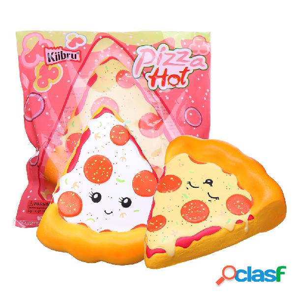 Squishy en forma de pizza con cara sonriente Soft Juguete