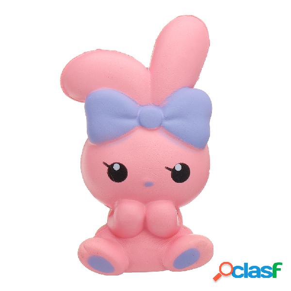 Squishy jumbo en forma de conejo Bowknot Slow Rising House