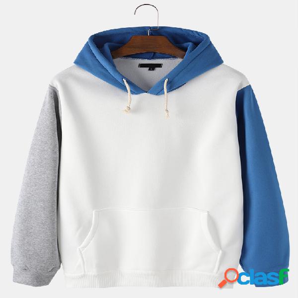 Sudaderas con capucha Streetwear casual con cordón a juego