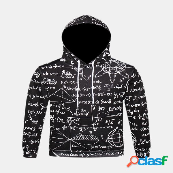 Sudaderas con capucha para hombre Matemáticas Fórmula
