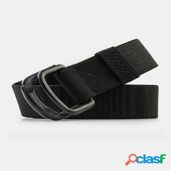 Tejido de lona tejido para hombre Elasticidad Cinturón al