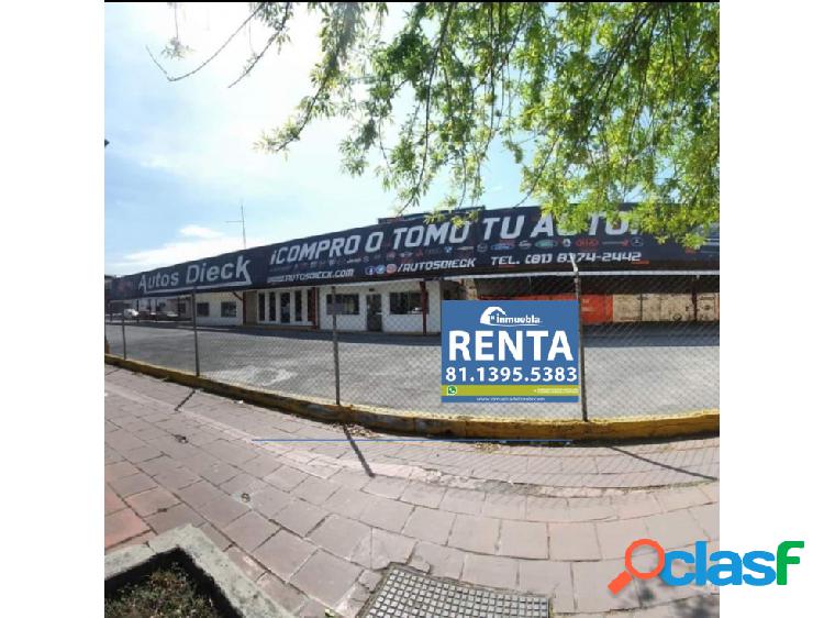 Terreno en Renta centro de Monterrey NL
