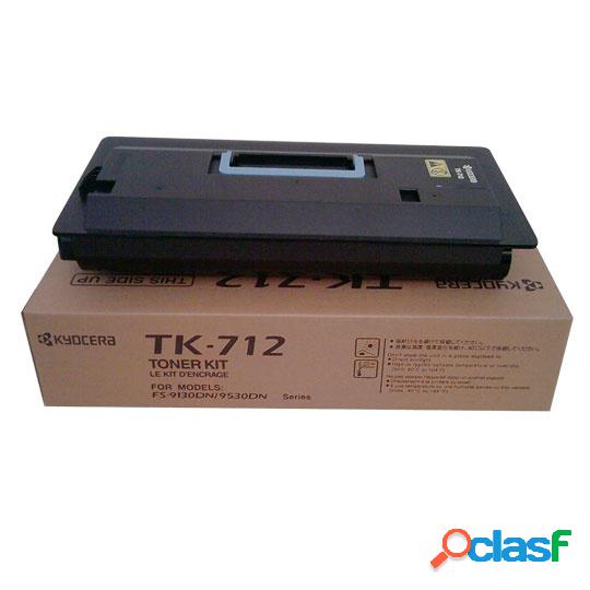 Tóner Kyocera TK-712 Negro, 40.000 Páginas