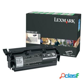Tóner Lexmark Programa Retorno X651H11L Negro, 25.000