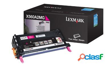 Tóner Lexmark X560A2MG Magenta, 4000 Páginas