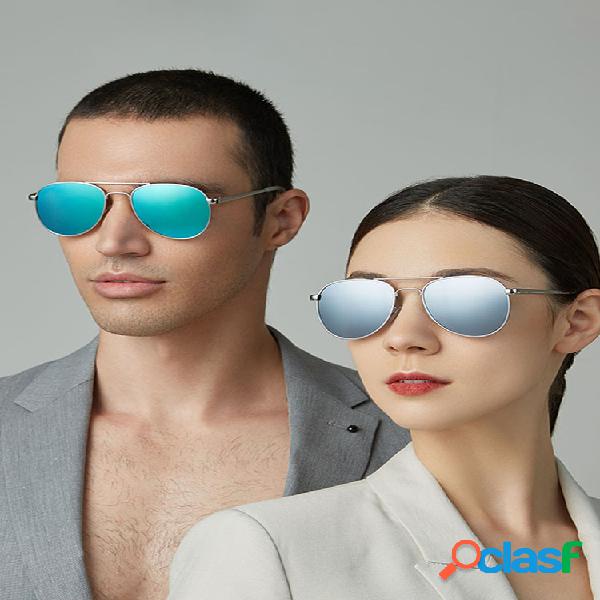 Unisex Casula Fashion Full Metal Frame Borde estrecho