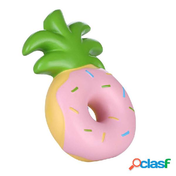 Vlampo Squishy Jumbo Piña Donut Crecimiento lento Embalaje