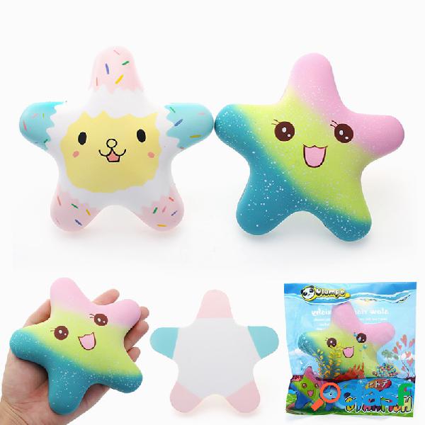 Vlampo Squishy Starfish Luminous Glow In Dark Slow Rising