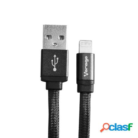 Vorago Cable de Carga USB Macho - Lightning Macho, 2 Metros,
