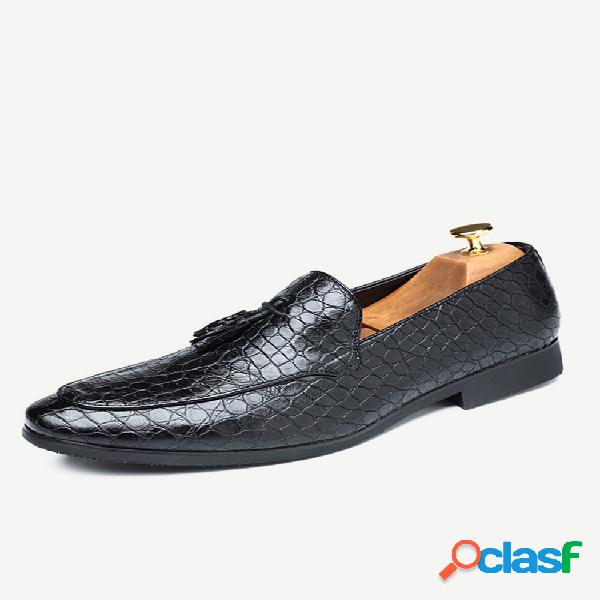 Zapatos de cuero de gran tamaño para hombres