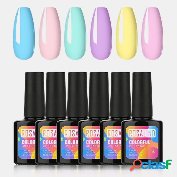 10ml Gel Uña Juego de esmalte fluorescente Uña Kit para