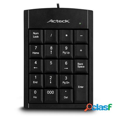 Acteck Teclado Numérico KN-350, USB, Negro