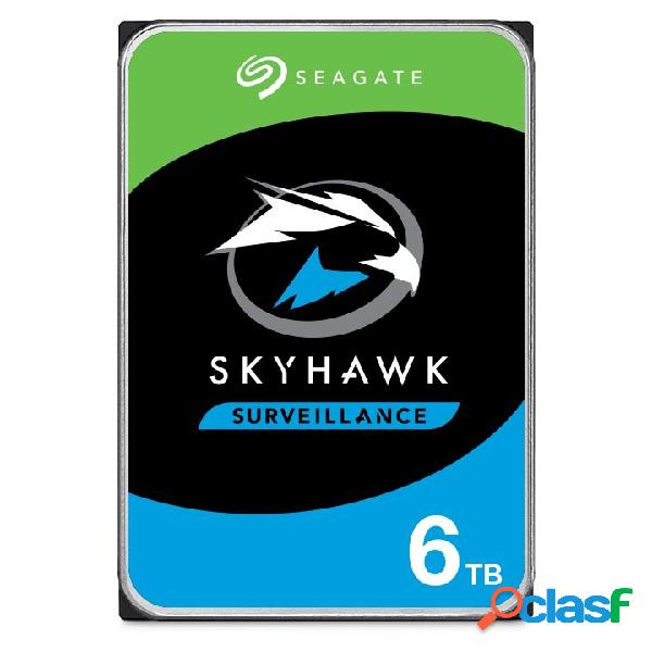 Disco Duro para Videovigilancia Seagate SkyHawk 3.5'', 6TB,