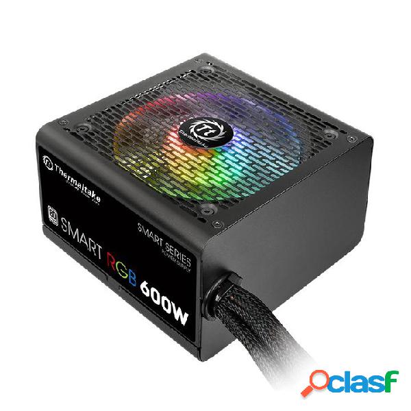 Fuente de Poder Thermaltake Smart RGB 80 PLUS, 20+4 pin ATX,