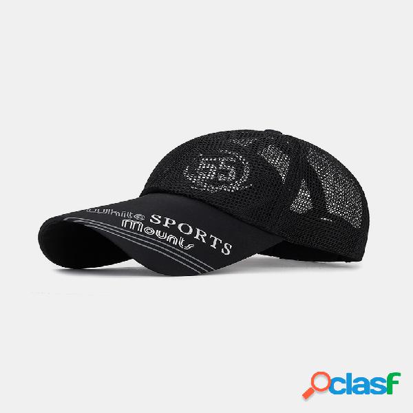 Gorra de béisbol con protección solar de ala larga Gorra