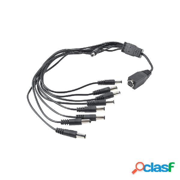 Hikvision Cable Alimentador de 9 Vías, 12Vcd, para 8