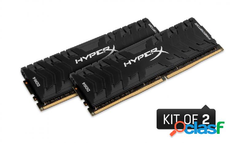 Kit Memoria RAM HyperX Predator DDR4, 3600MHz, 16GB (2 x