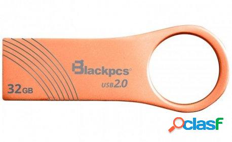 Memoria USB Blackpcs MU2102, 32GB, USB 2.0, Bronce